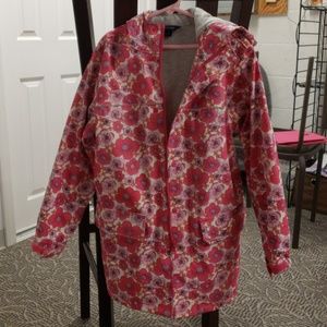 Lands End girls 7-8 raincoat